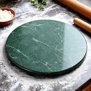 9 Inch Marble Chakla – Heavy Roti Chapati Rolling Board for Kitchen